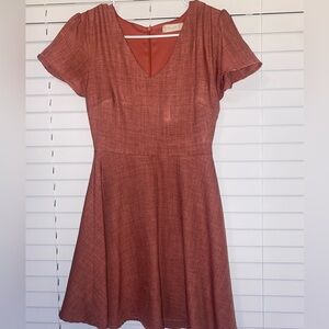 Altar'd State Rust Midi Dress